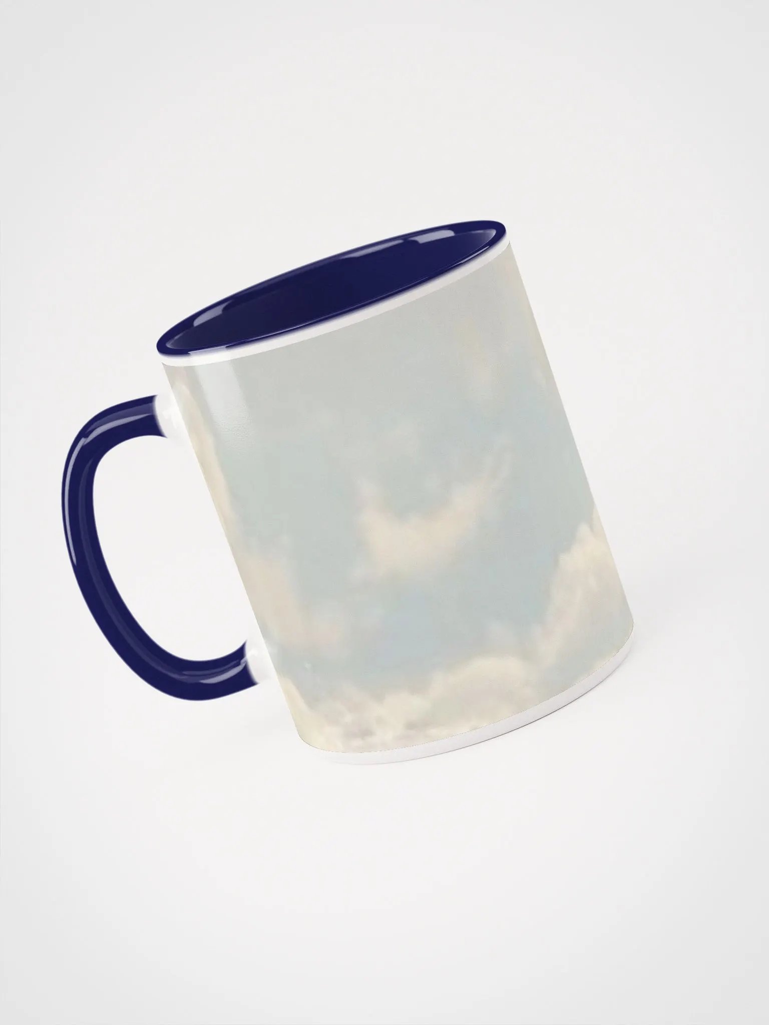 Apostles International Angel Logo cup blue mug product image (2)