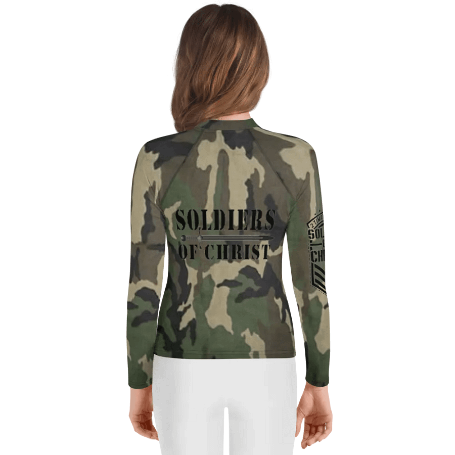 Faithful Camo: Youth Rash Guard - Woodland product image (2)