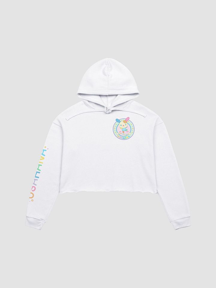 Rainbow Bunny Cropped Hoodie product image (2)