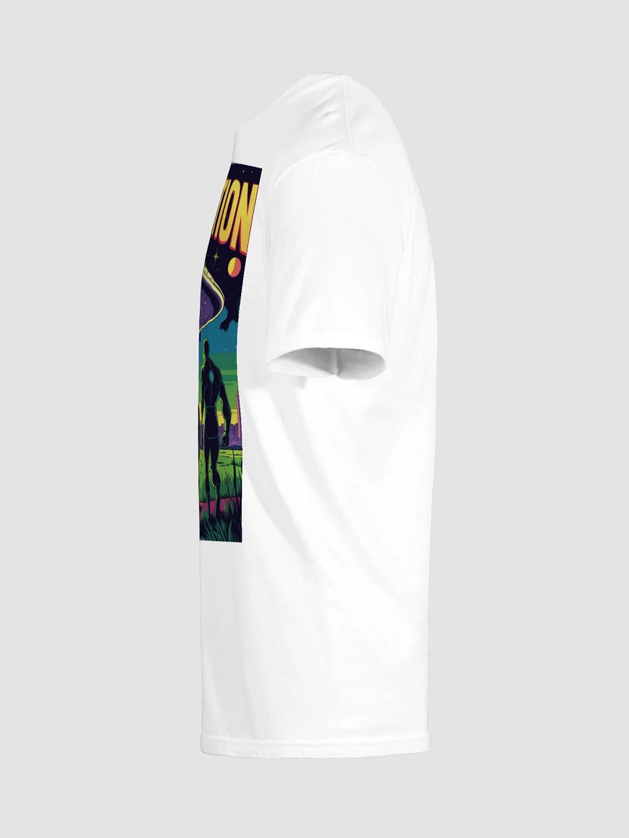 1970s Sci-Fi Comic T-Shirt – Retro Alien Abduction Art product image (50)
