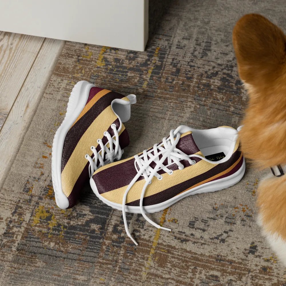 Maroon and Desert Stride Women's Sneakers product image (6)