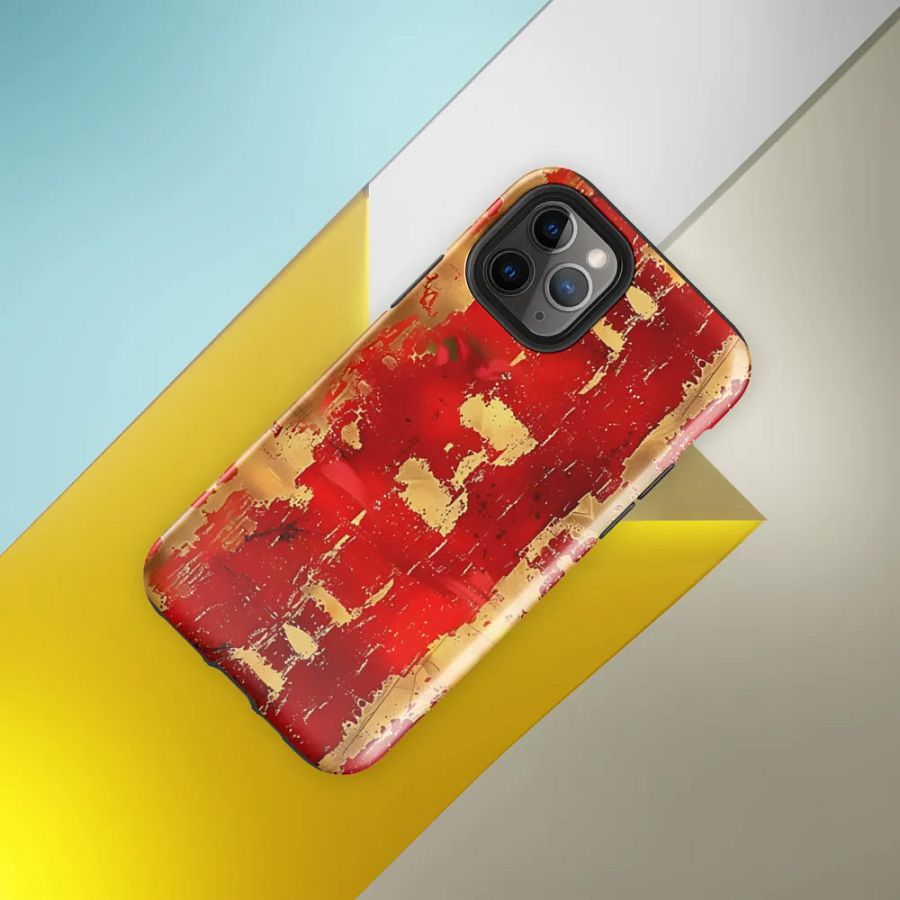 Ethereal Red and Gold Tough Case for iPhone® product image (33)