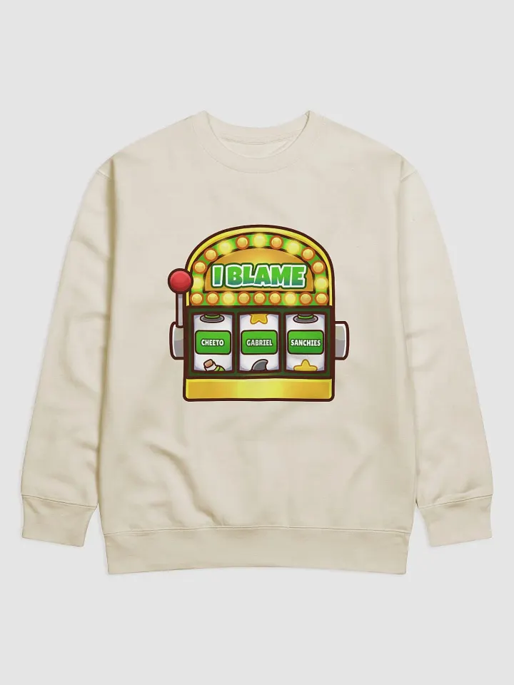 Blame Game Slot Machine Sweatshirt product image (5)
