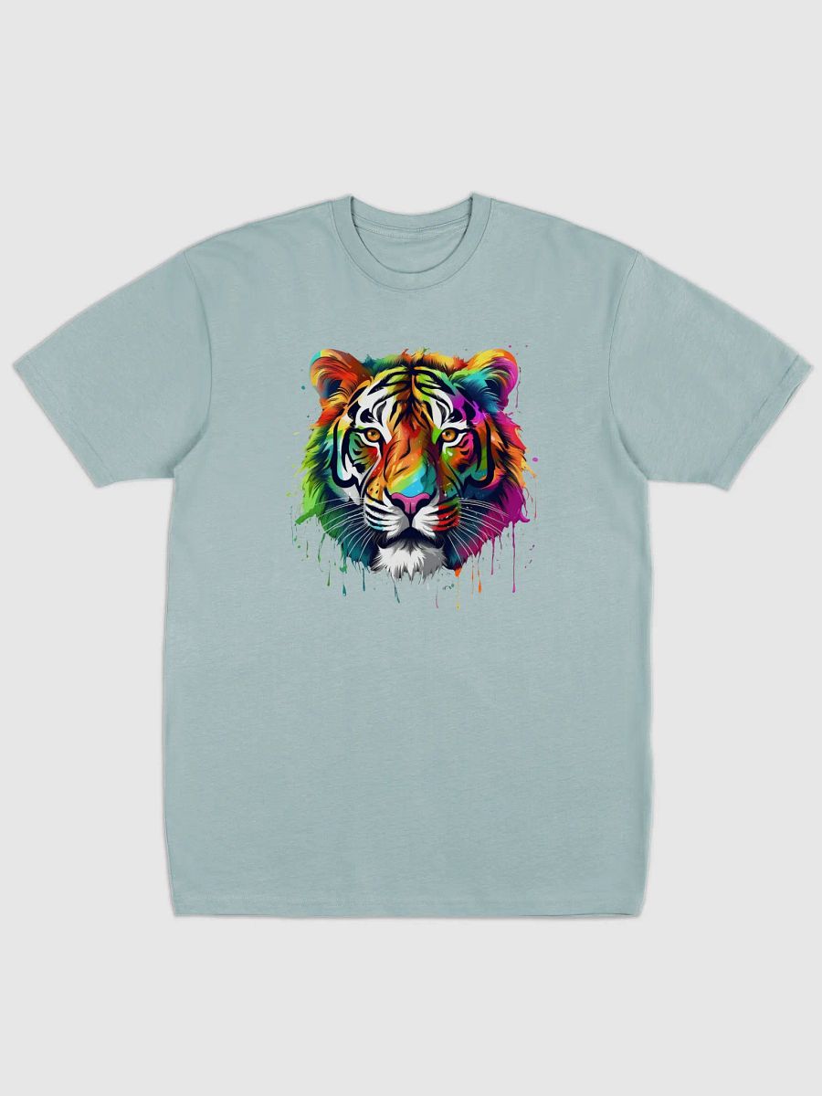 Rainbow Tiger Head Men's Premium Tee product image (3)