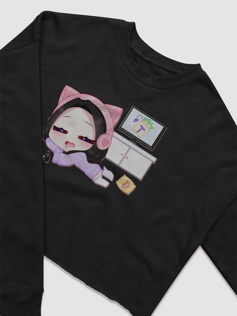 'Lazy Gamer' Chibi Cropped Sweater product image (11)