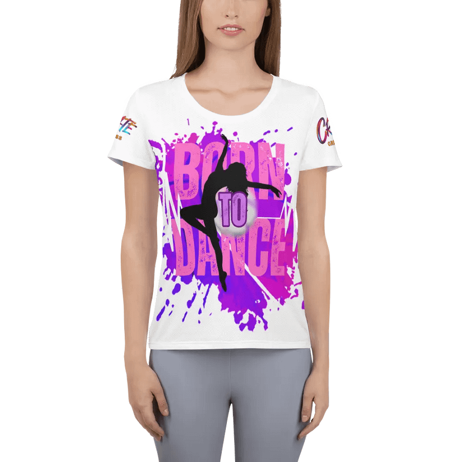 Dynamic Born to Dance Huge Print Athletic Tee product image (2)
