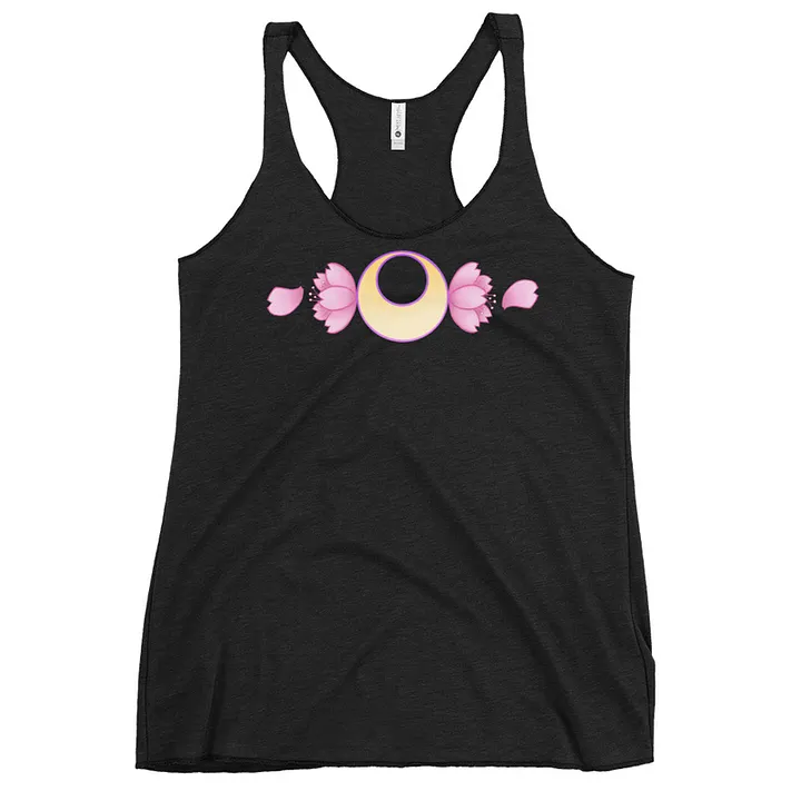 Moonie Blossom Triblend Racerback Tank product image (2)