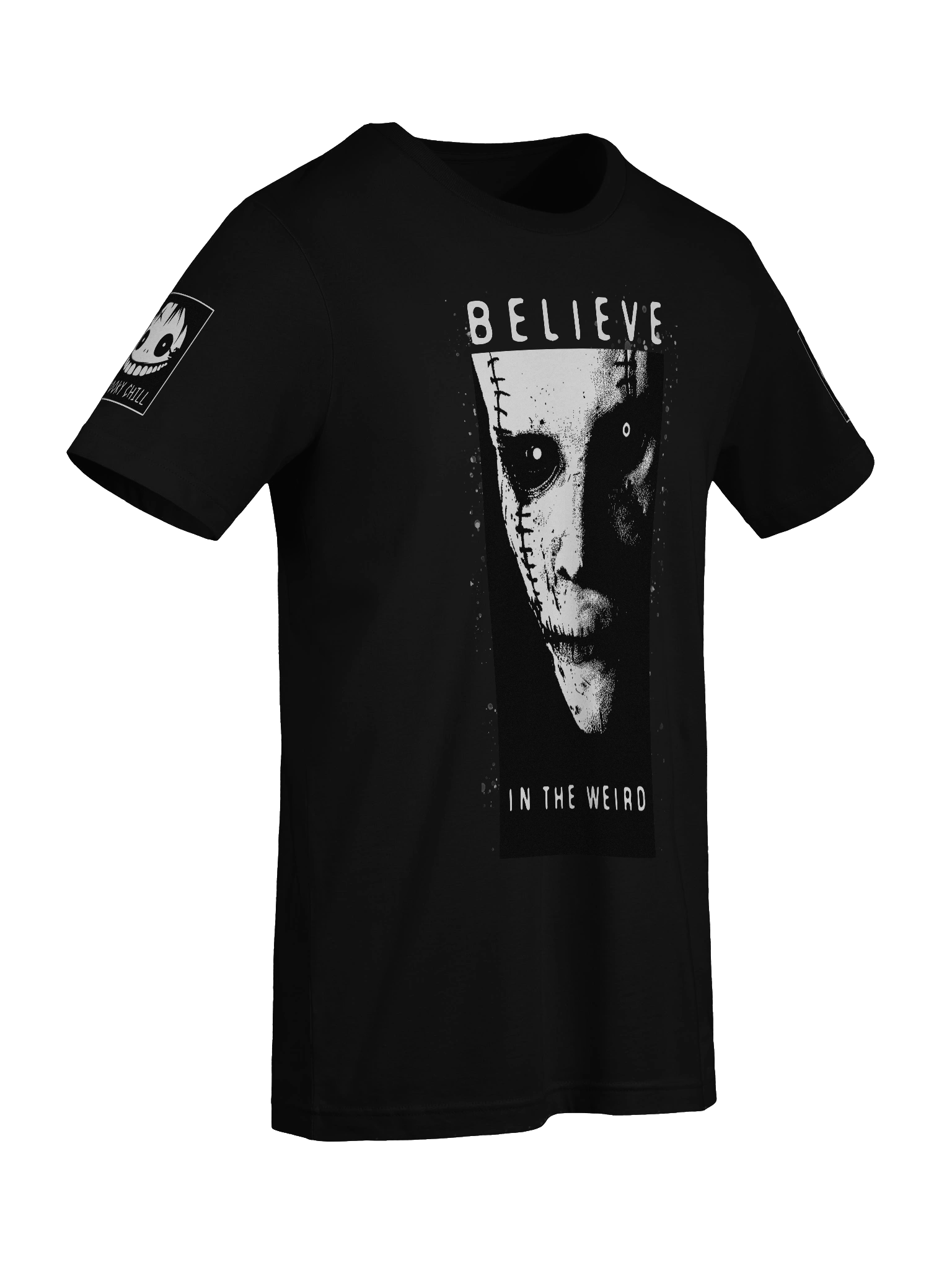 Spooky Chill “The Stitched” Tee – Believe in the Weird product image (4)