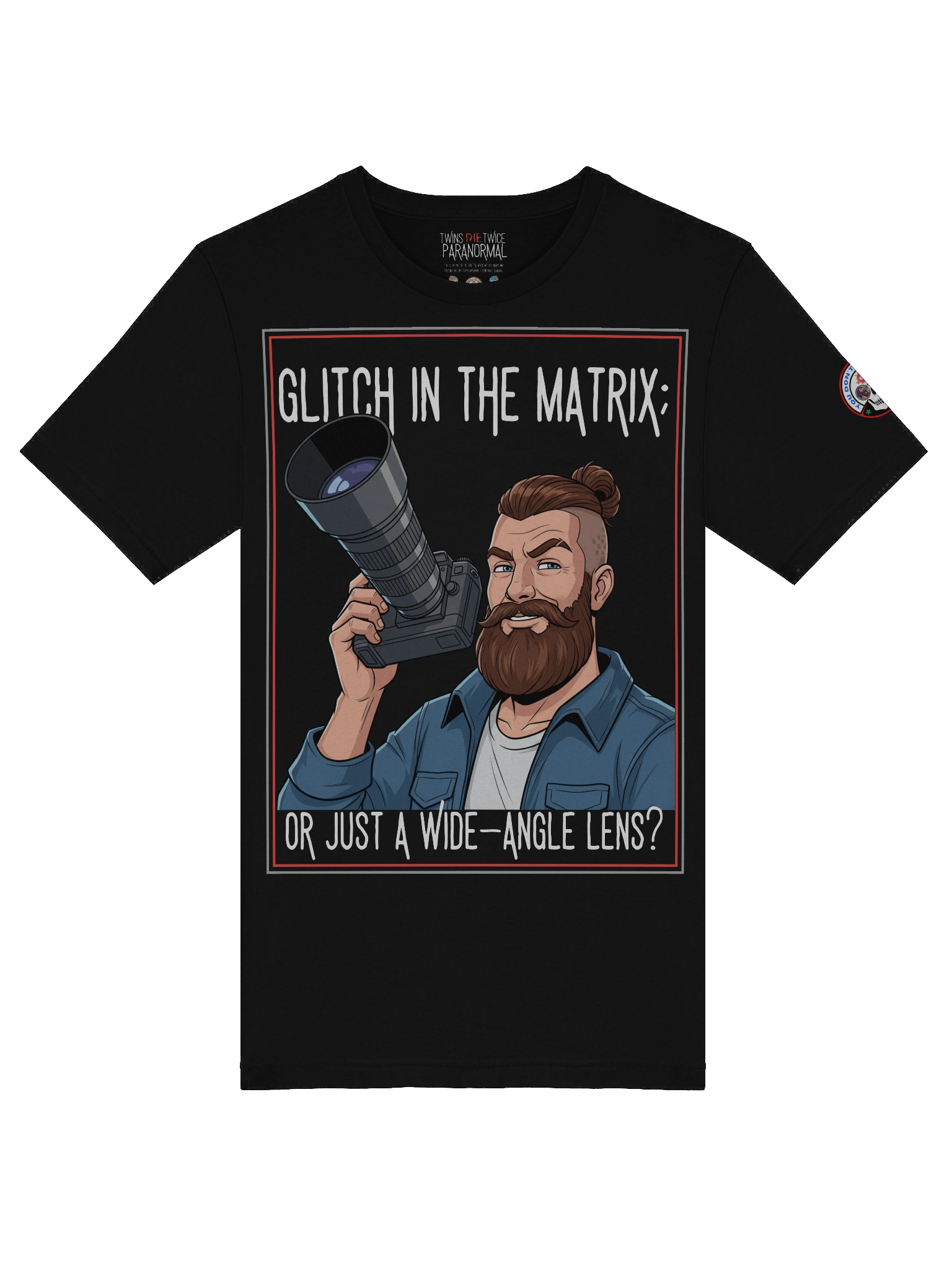 Glitch in the Matrix; or Just a Wide-Angle Lens? Premium Tee product image (5)