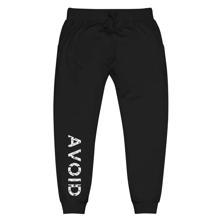 AVOID Black Fleece Joggers product image (1)