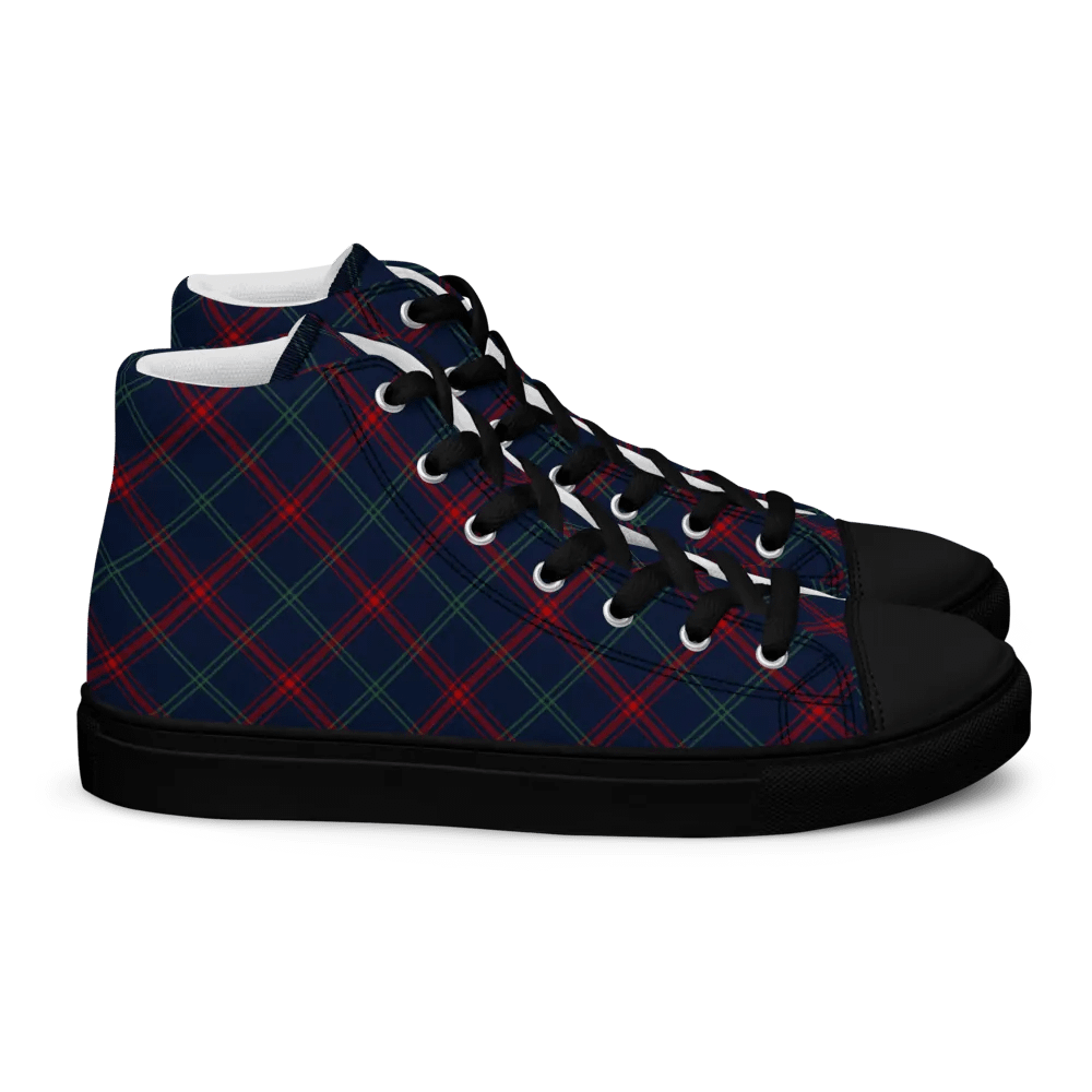 Lynch Tartan Men's High Top Shoes product image (3)