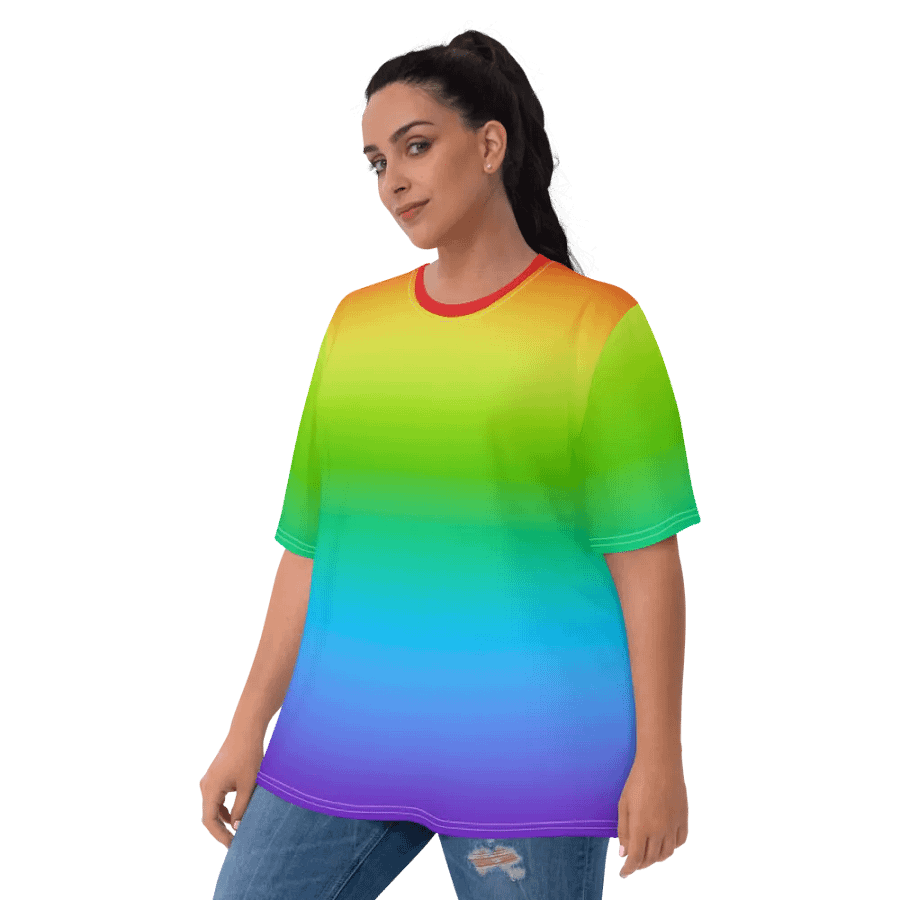 Rainbow Women's Crew Neck T-Shirt product image (8)