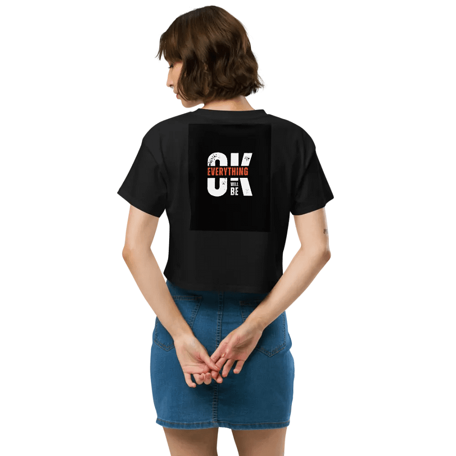 Savage Stretched Font Crop Top product image (4)
