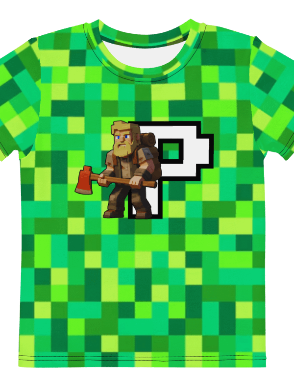 Patient PixelZ Kids T-Shirt (Pixel Green) product image (5)