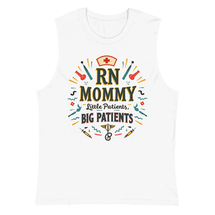 RN MOMMY Medical-themed Muscle Tank product image (2)