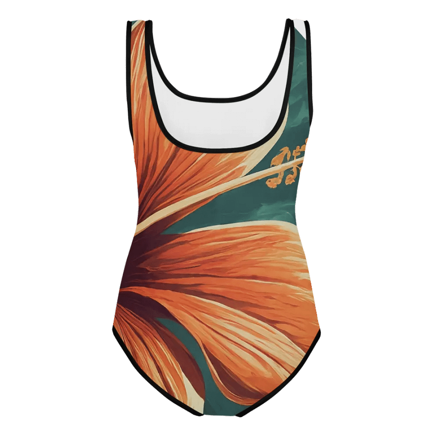 Sunset Hibiscus Youth Swimsuit product image (3)