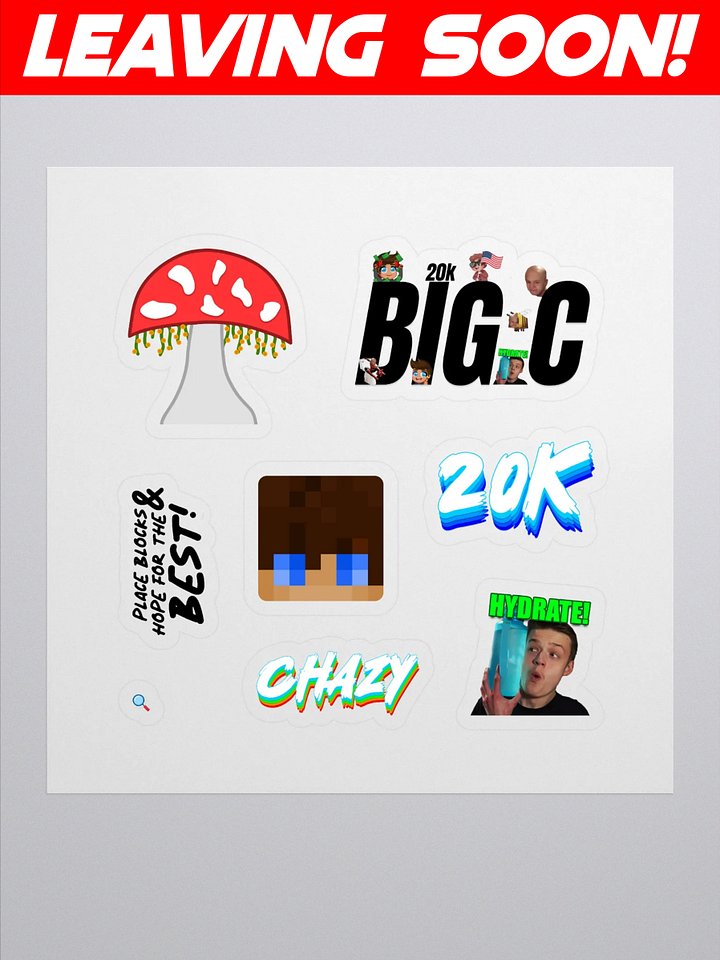 Chazyyyboi Multiverse Sticker Sheet (Limited Edition) product image (1)