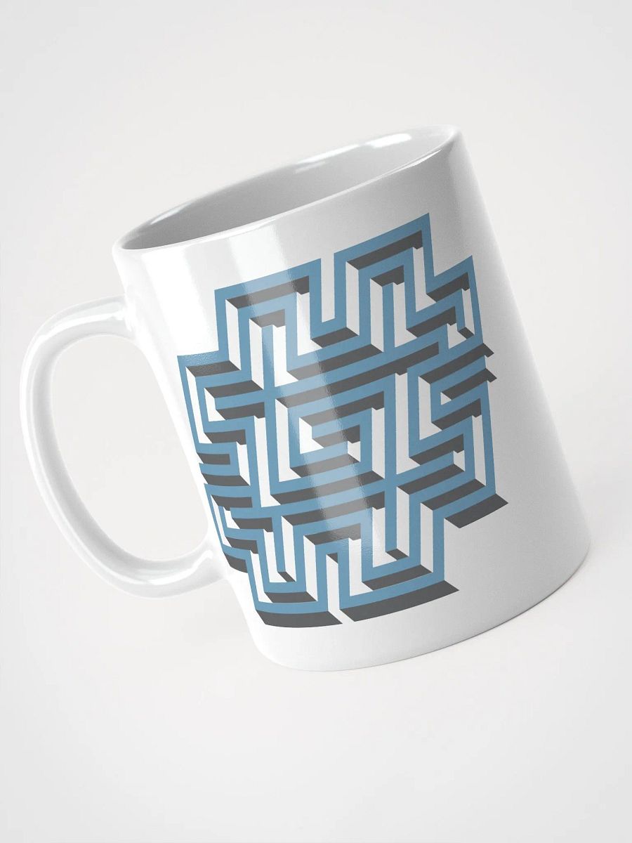 Hashtag Maze Mug (White) product image (8)