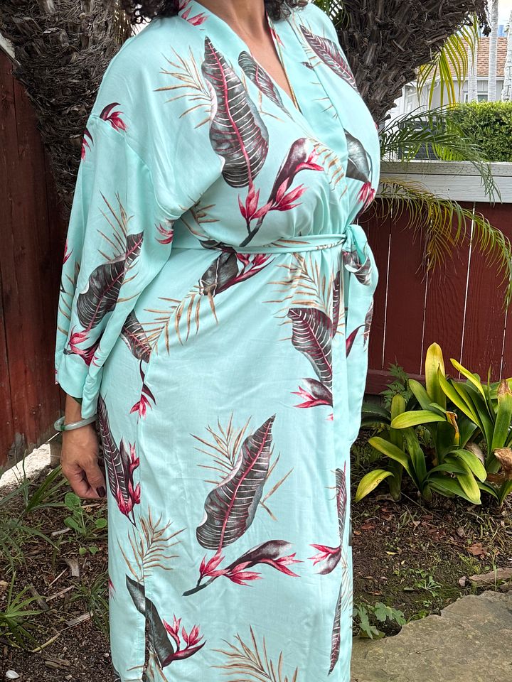 Teal Paradise Kimono product image (1)