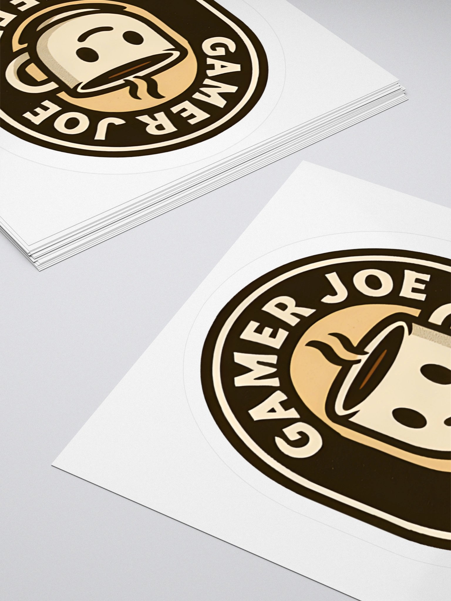 Gamer Joe Coffee Logo Stickers product image (4)