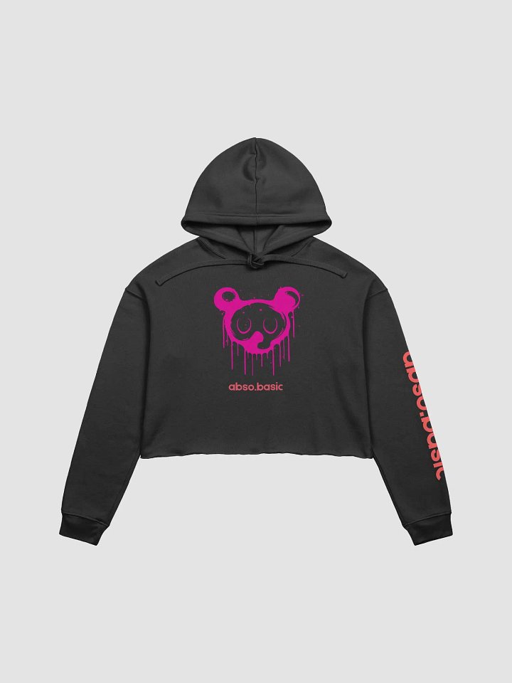 Dreamy Panda Graffiti Crop Hoodie product image (3)