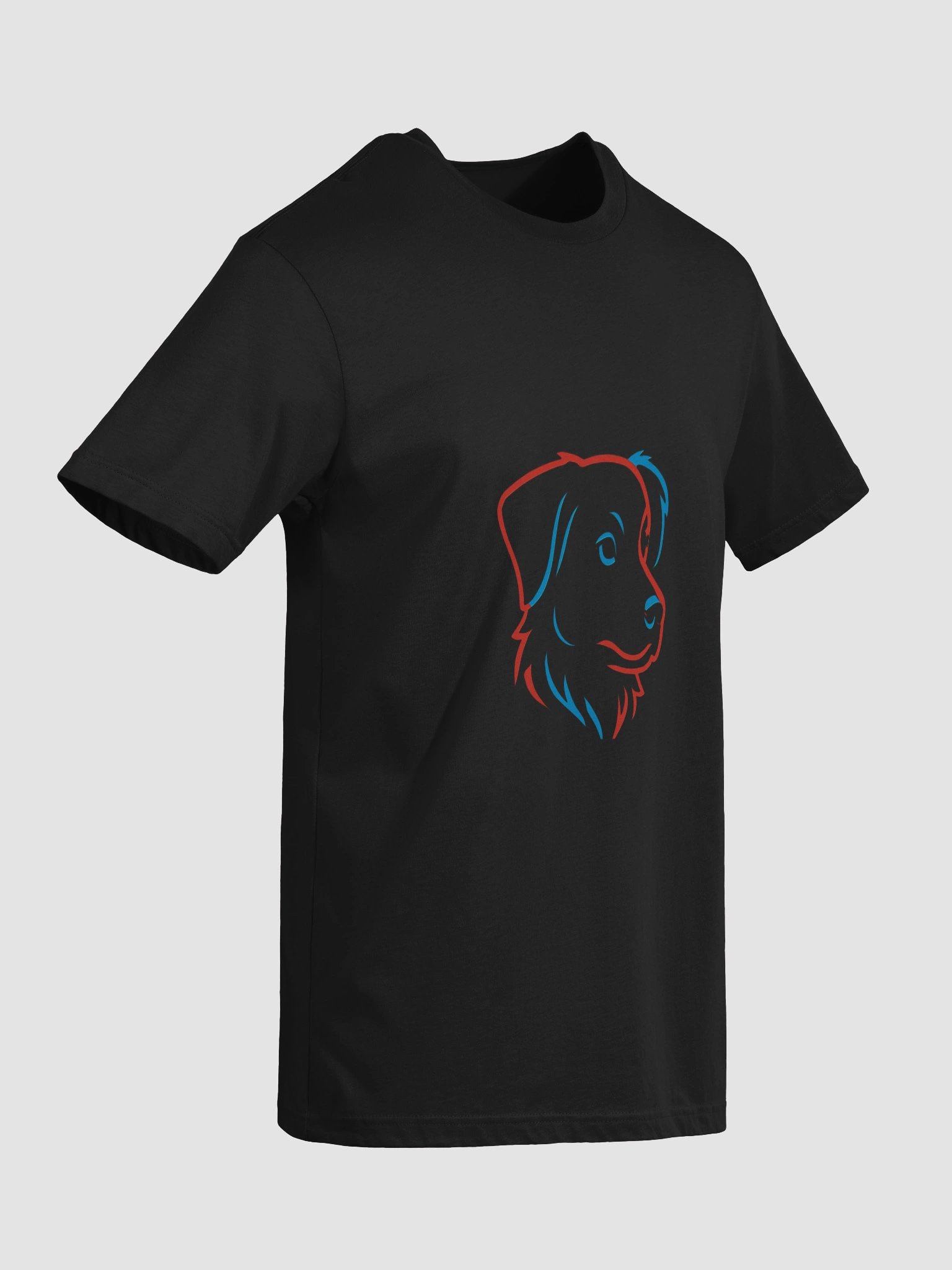Vibrant Canine Outline T-Shirt product image (31)