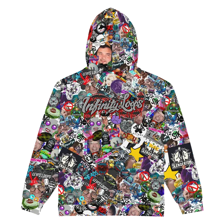 90%er Sticker Bomb Zip-up product image (2)