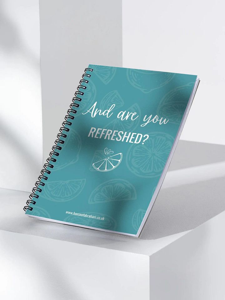 And Are You Refreshed? - Teal Notebook product image (1)