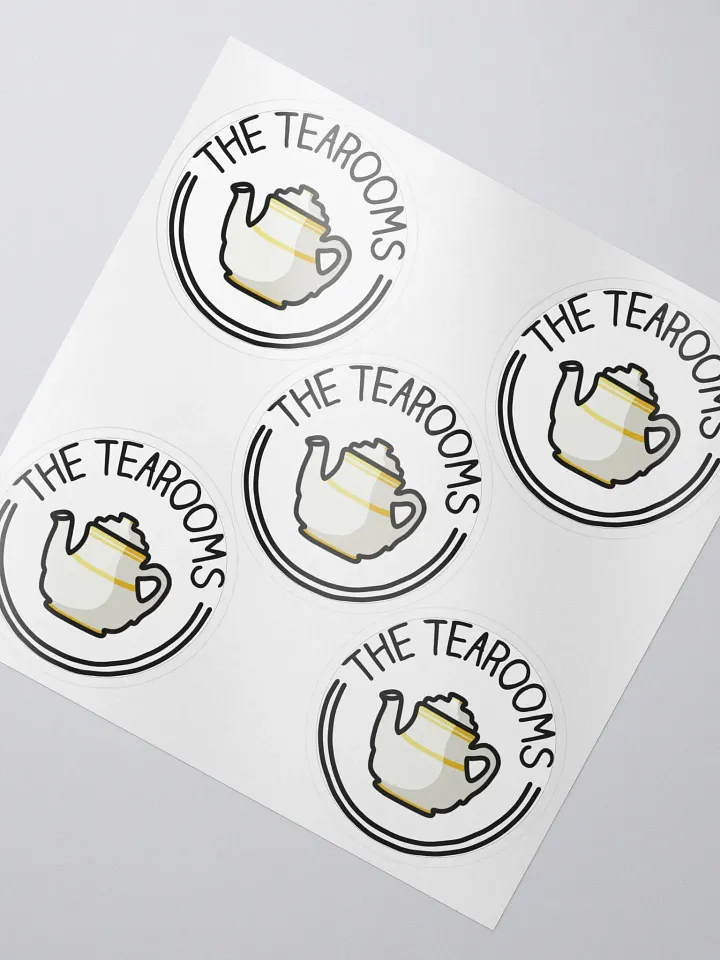 Sticker Sheet - The Tearooms Logo product image (2)