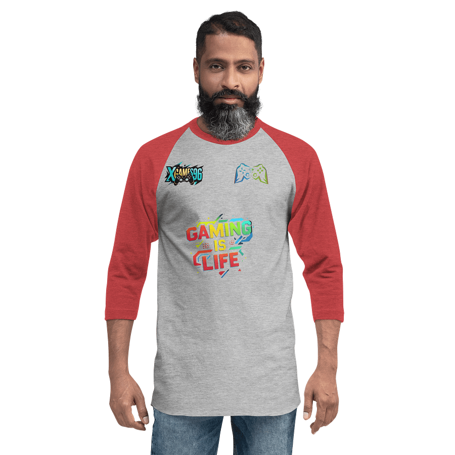 xgames96 Gamer's Life ¾ Sleeve Tee product image (2)