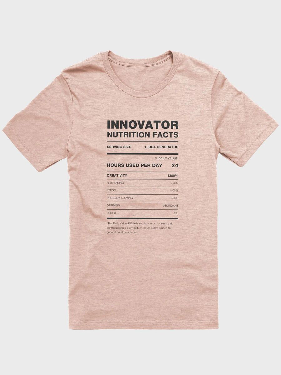 INNOVATOR Nutrition Facts Supersoft Tee product image (17)
