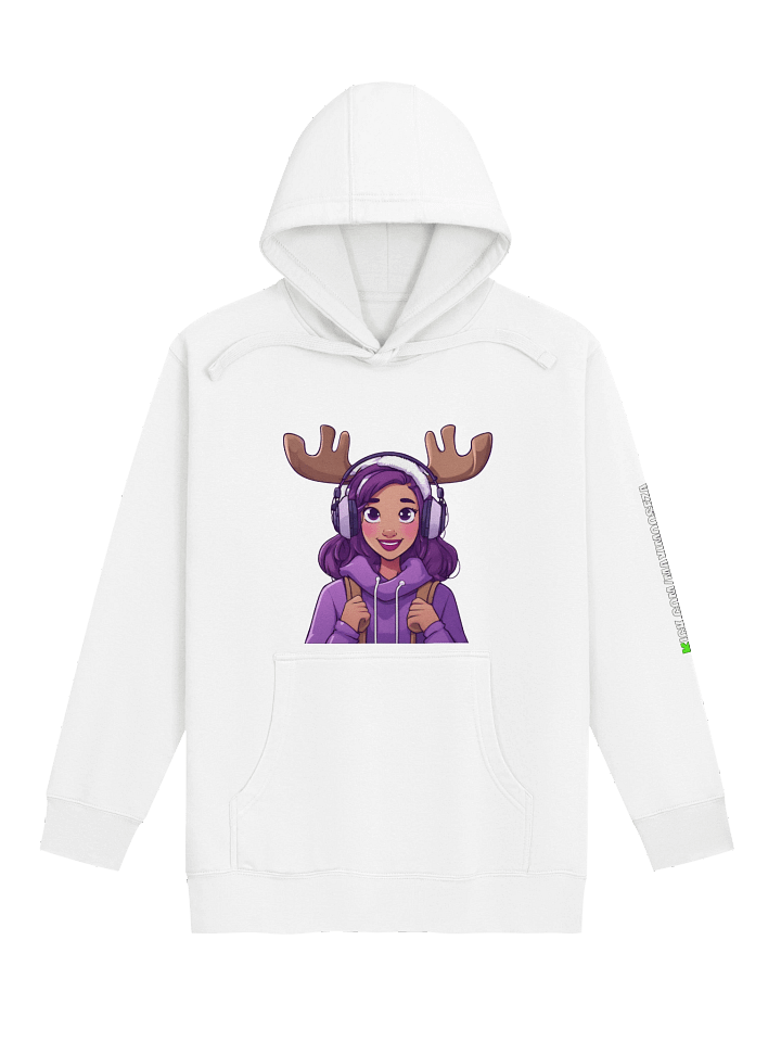 Moose White Hoodie product image (1)
