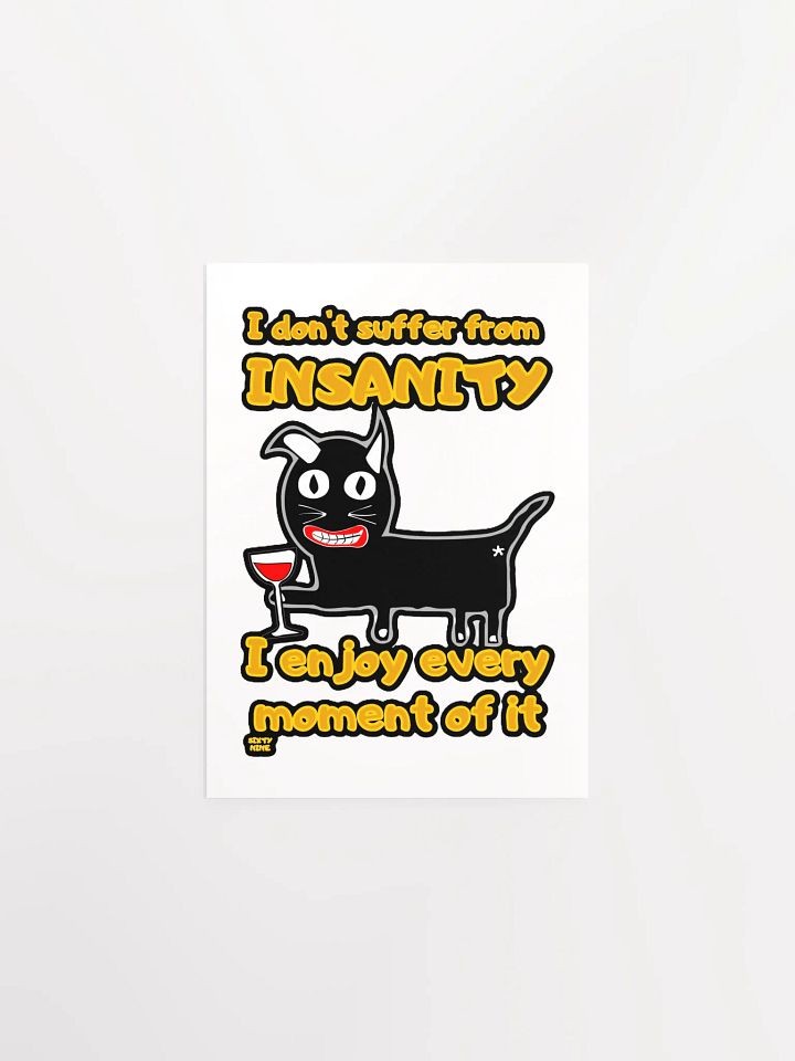 I DON'T SUFFER FROM INSANITY, I ENJOY EVERY MOMENT OF IT product image (3)