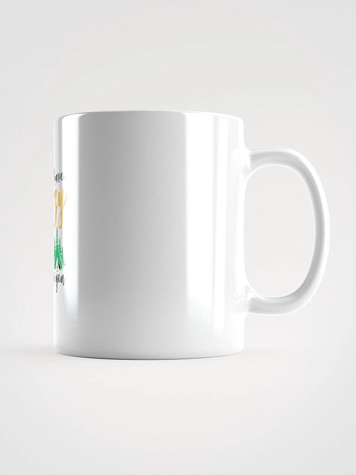You don’t have to be crazy to camp with us. Vivid Prints Heat-Resistant Mug product image (3)