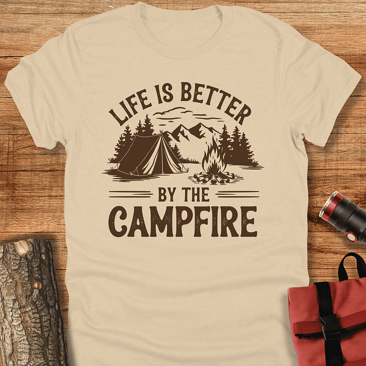 Life is better, Camping t-shirt, Unisex product image (1)