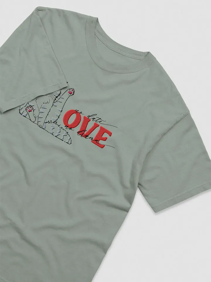 Cat Date Night - Embroidered T-Shirt product image (1)