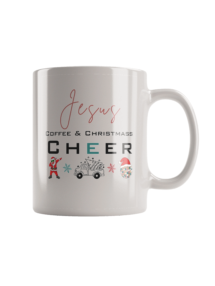 Jesus, Coffee, & Christimas Cheer Ceramic mug product image (6)