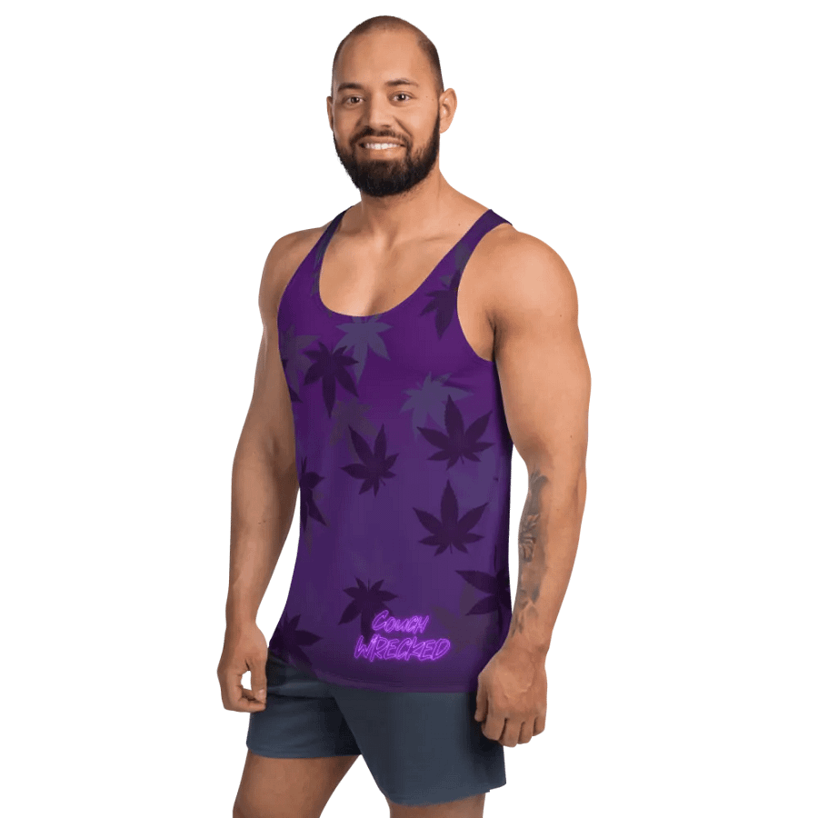 Tank Top Leafy Purple product image (11)