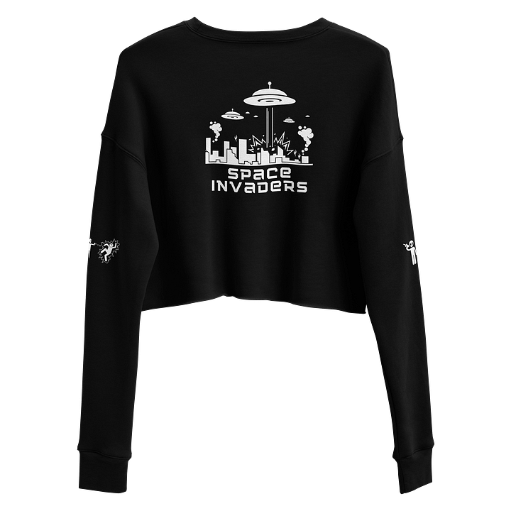 Space Invaders Crop Sweatshirt product image (1)