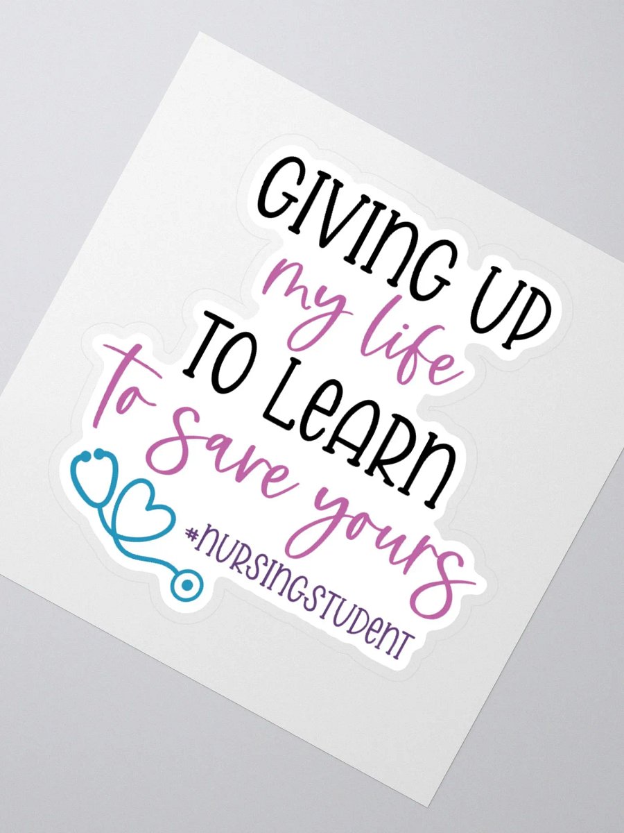 Giving Up My Life to Save Yours Sticker product image (5)