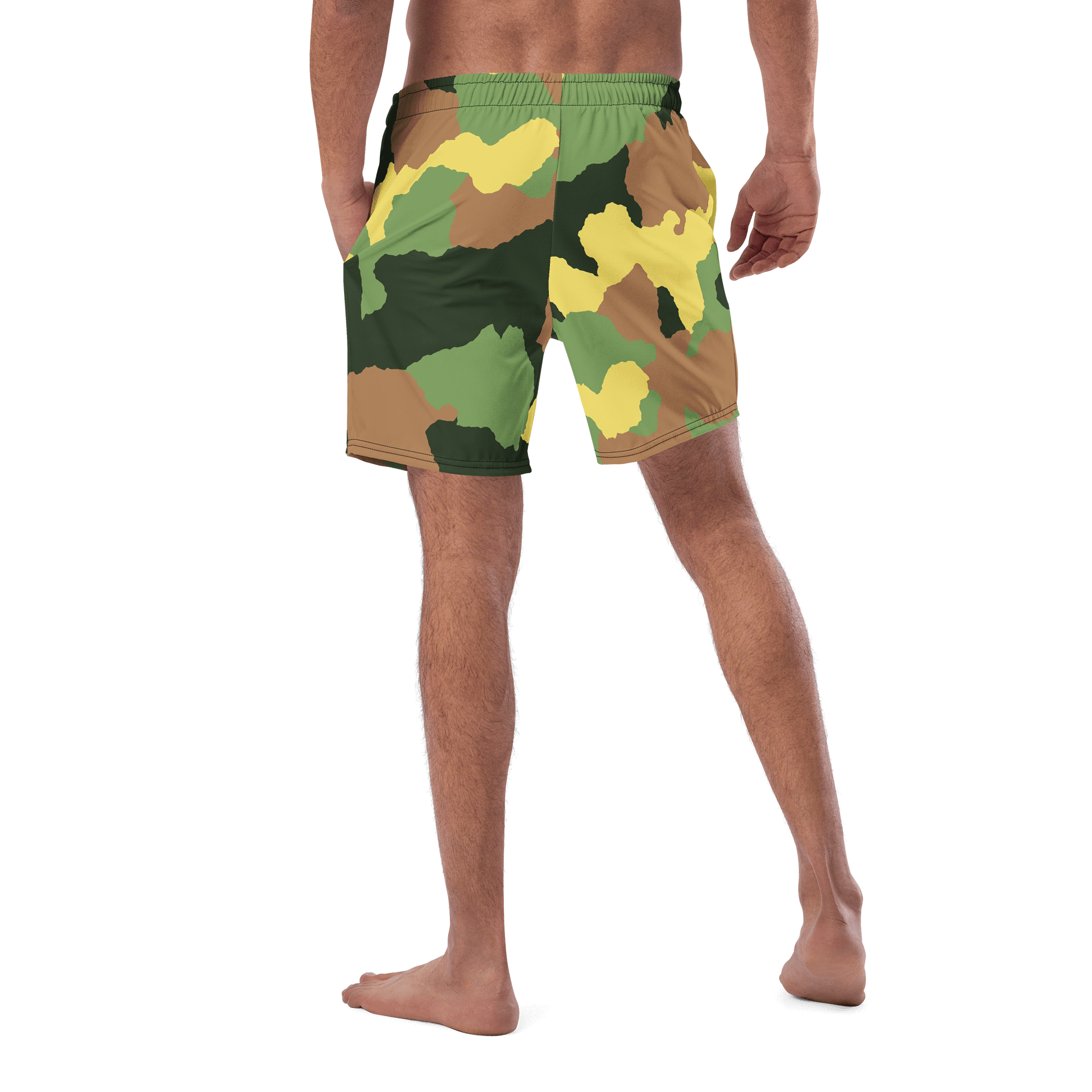 Ocean Vibes All-Over Swim Shorts Patriot Nedo Boss product image (5)