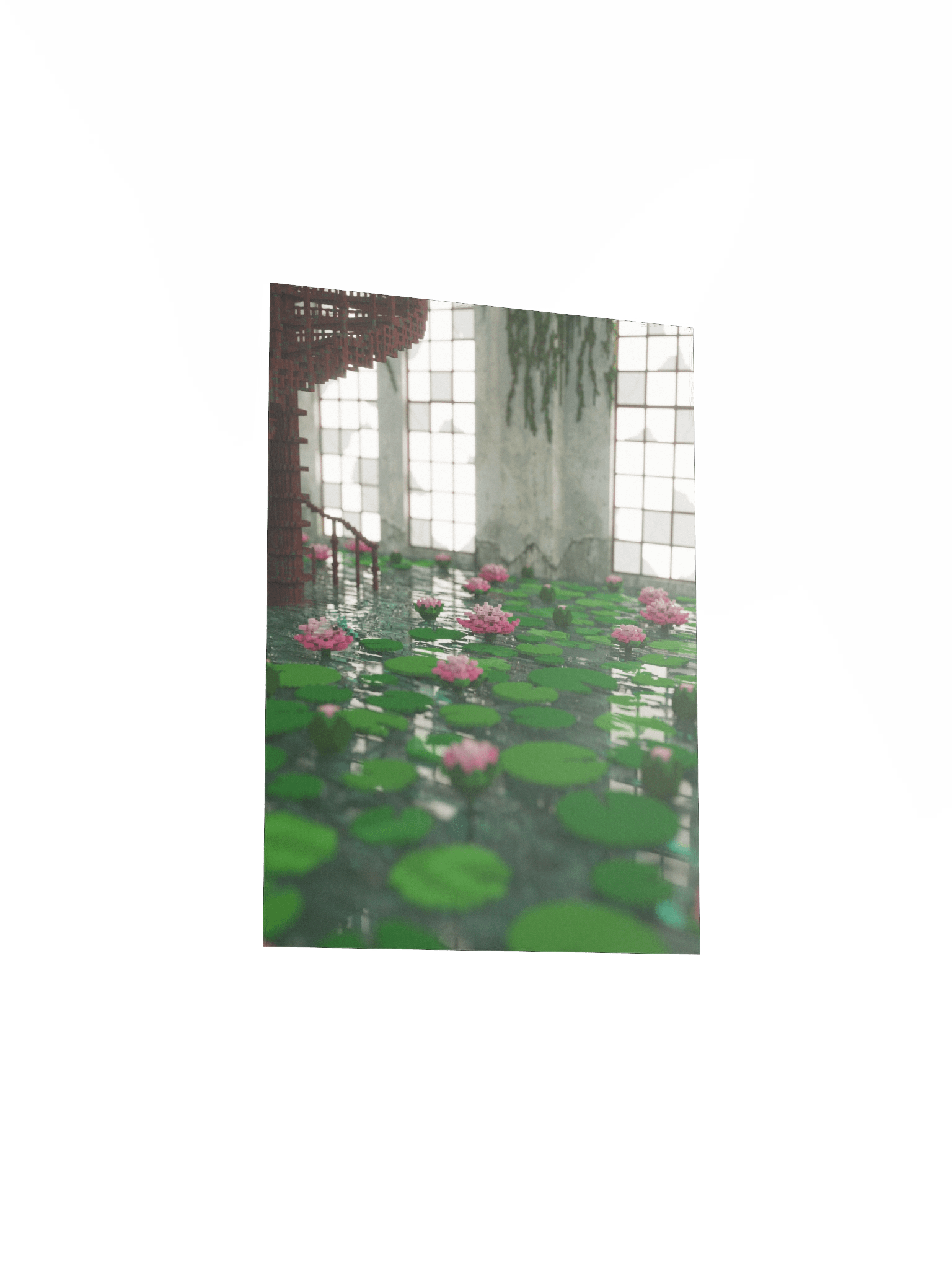 Lotus in the wild 🌙 art print product image (4)