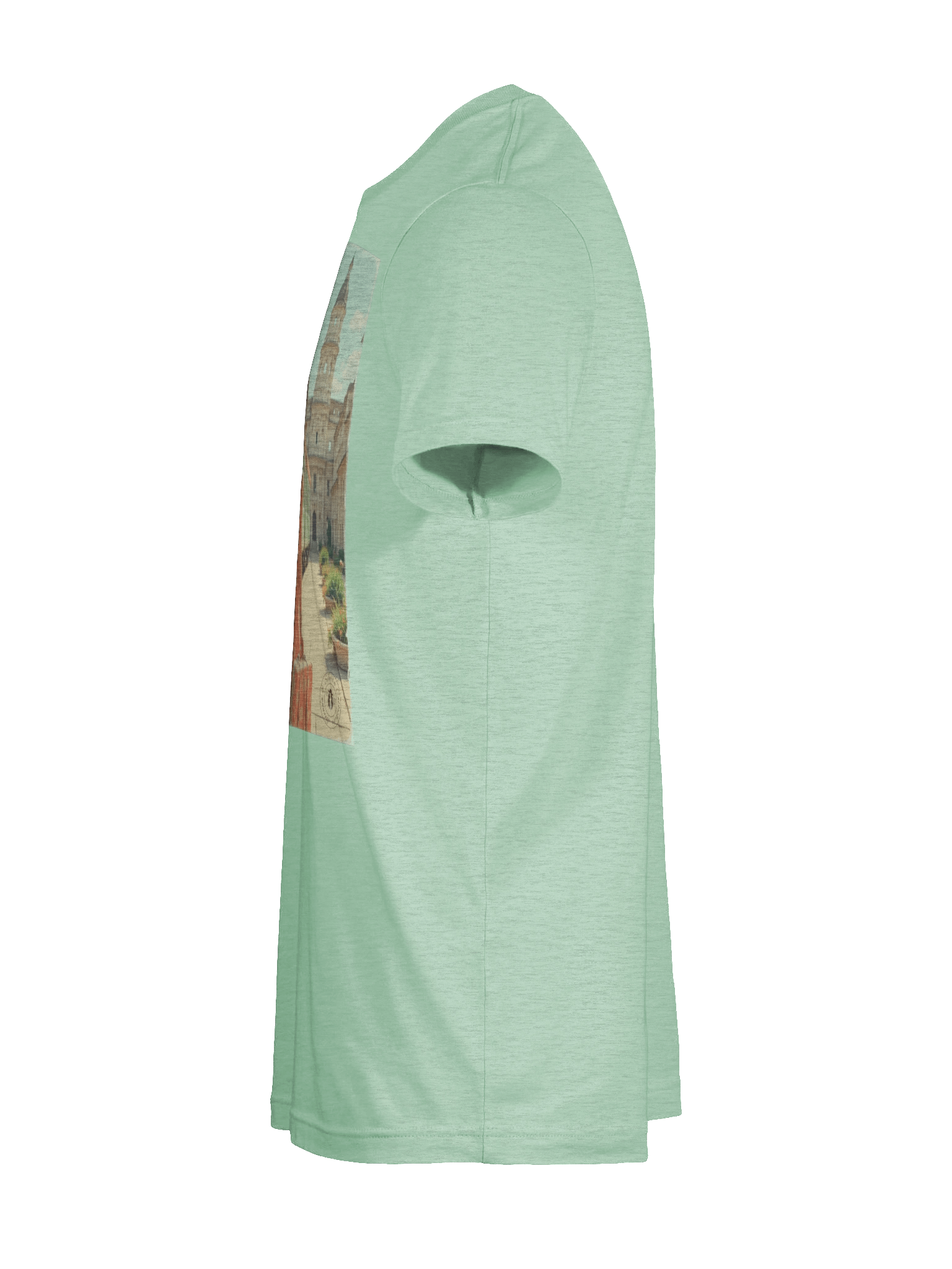 Vintage Tram Travel T-Shirt – Floral Wanderlust Style product image (87)