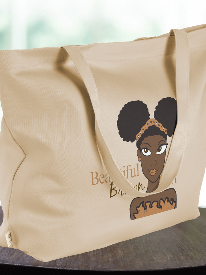 Chocolate Beautiful Brown Girl Tote product image (1)