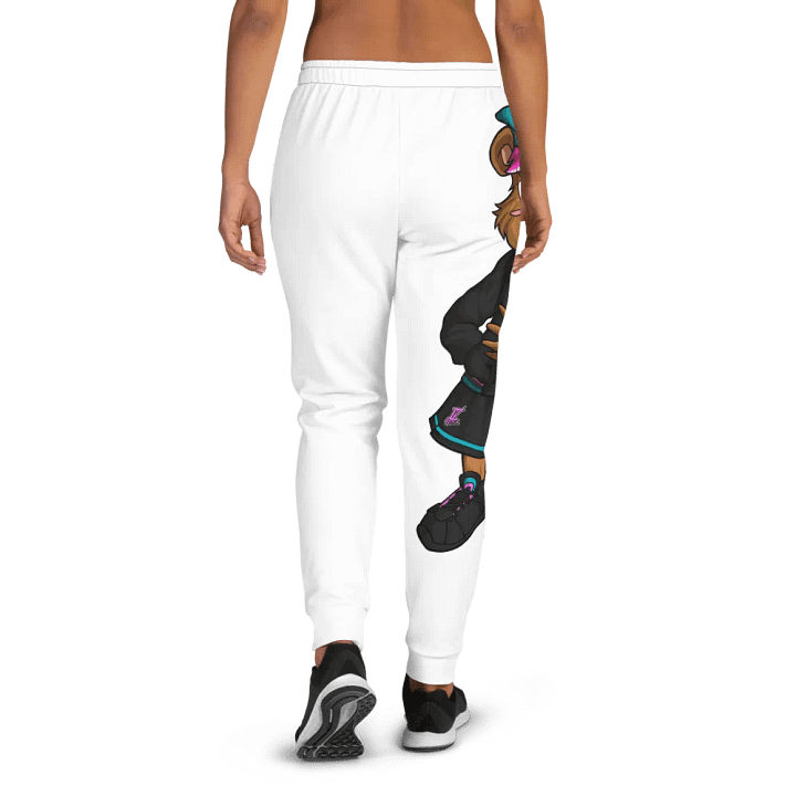 Standing Girl Bear White Joggers product image (2)
