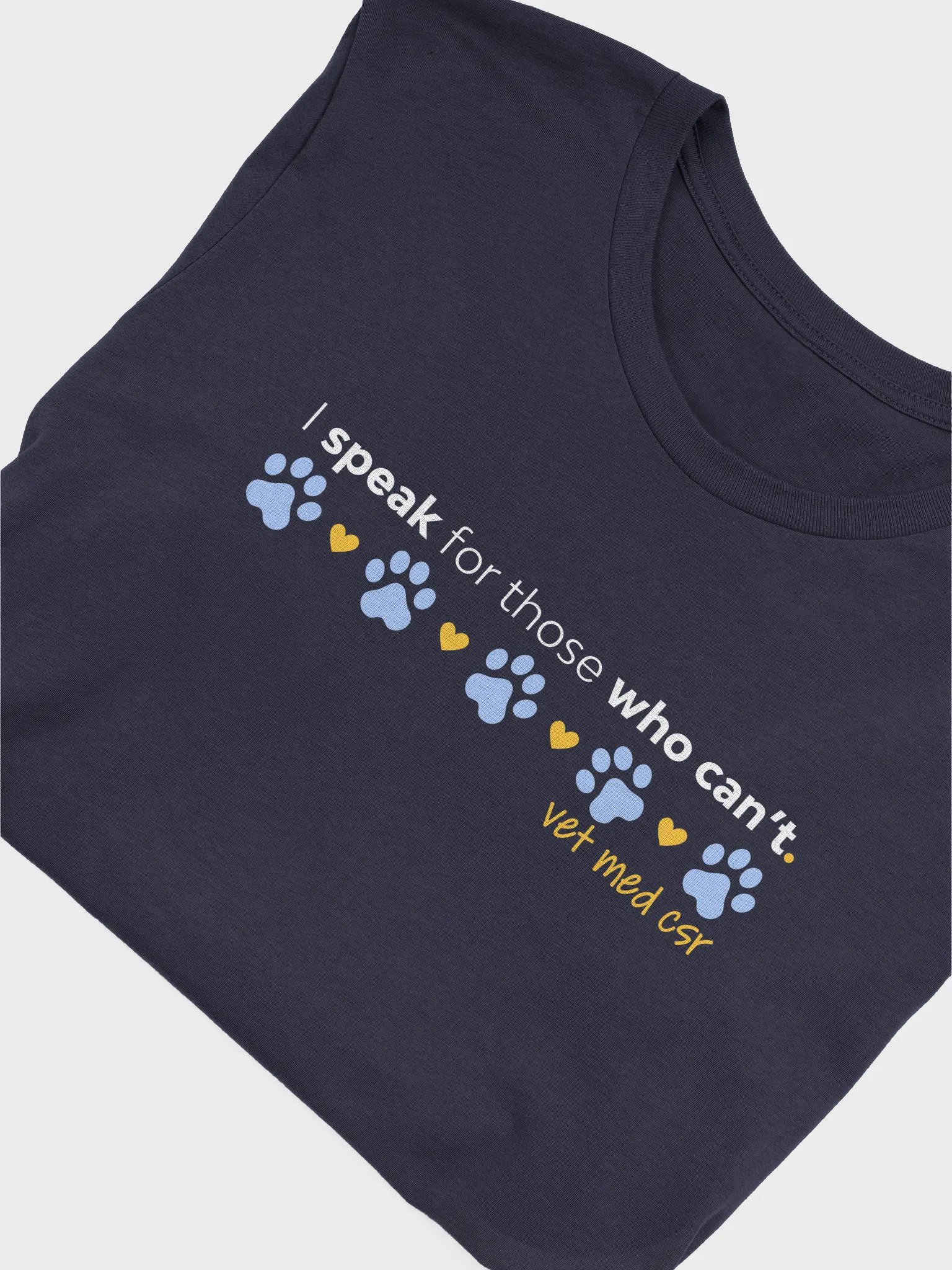 I Speak For Those Who Can't - CSR Bella+Canvas T-Shirt product image (5)