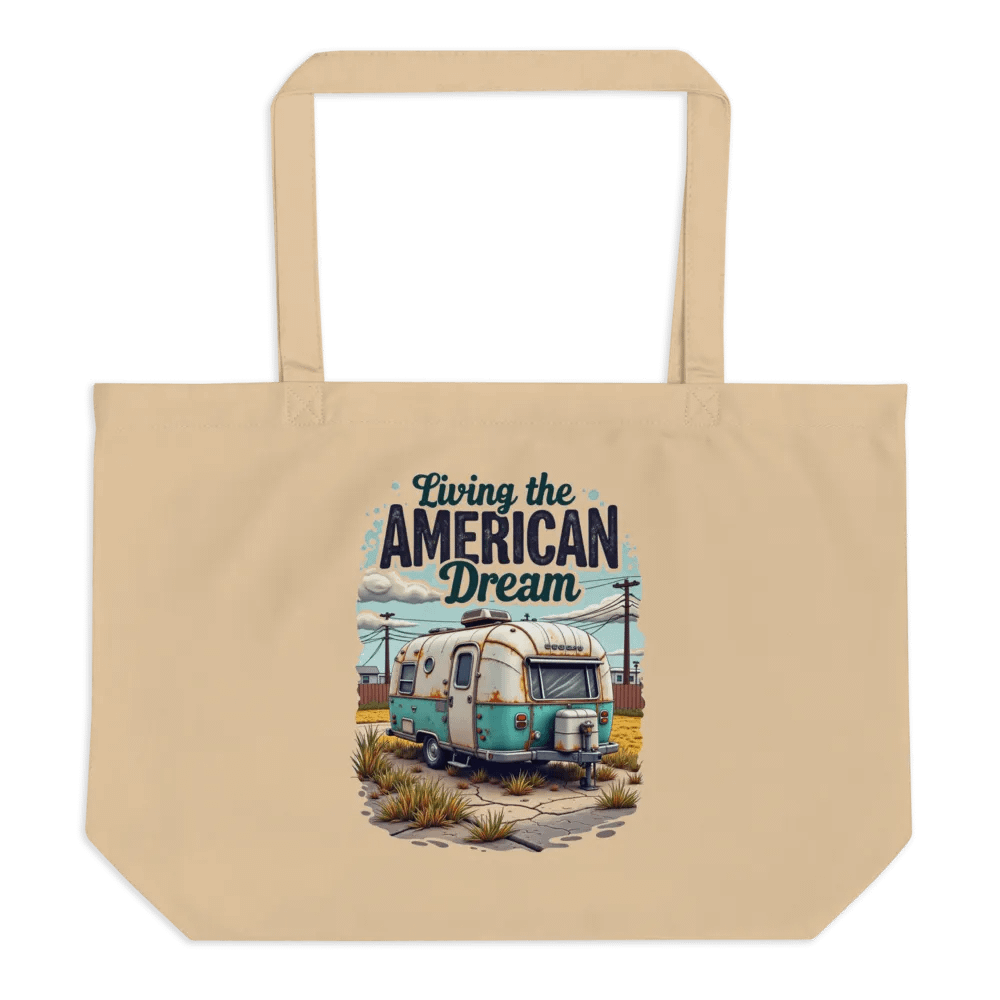 American Dream Vintage Camper Tote product image (1)
