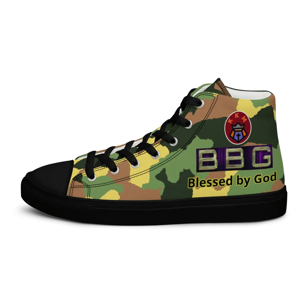 Camouflage BBG High Tops - Black Soles product image (8)