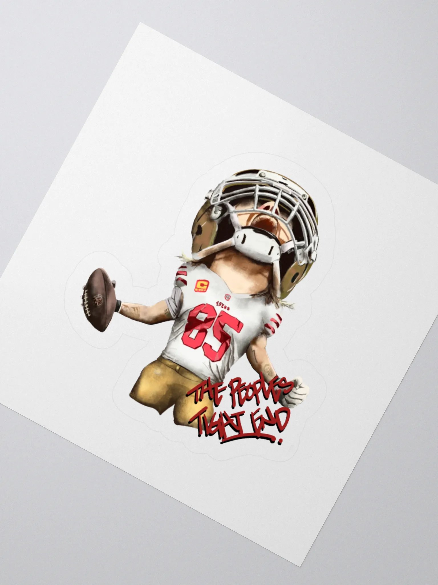 The People's Tight End Sticker product image (6)