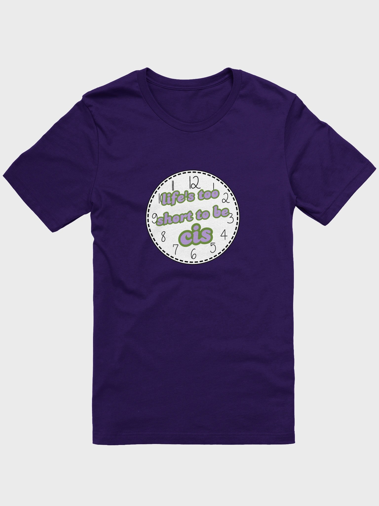 life's too short to be cis genderqueer t-shirt product image (1)
